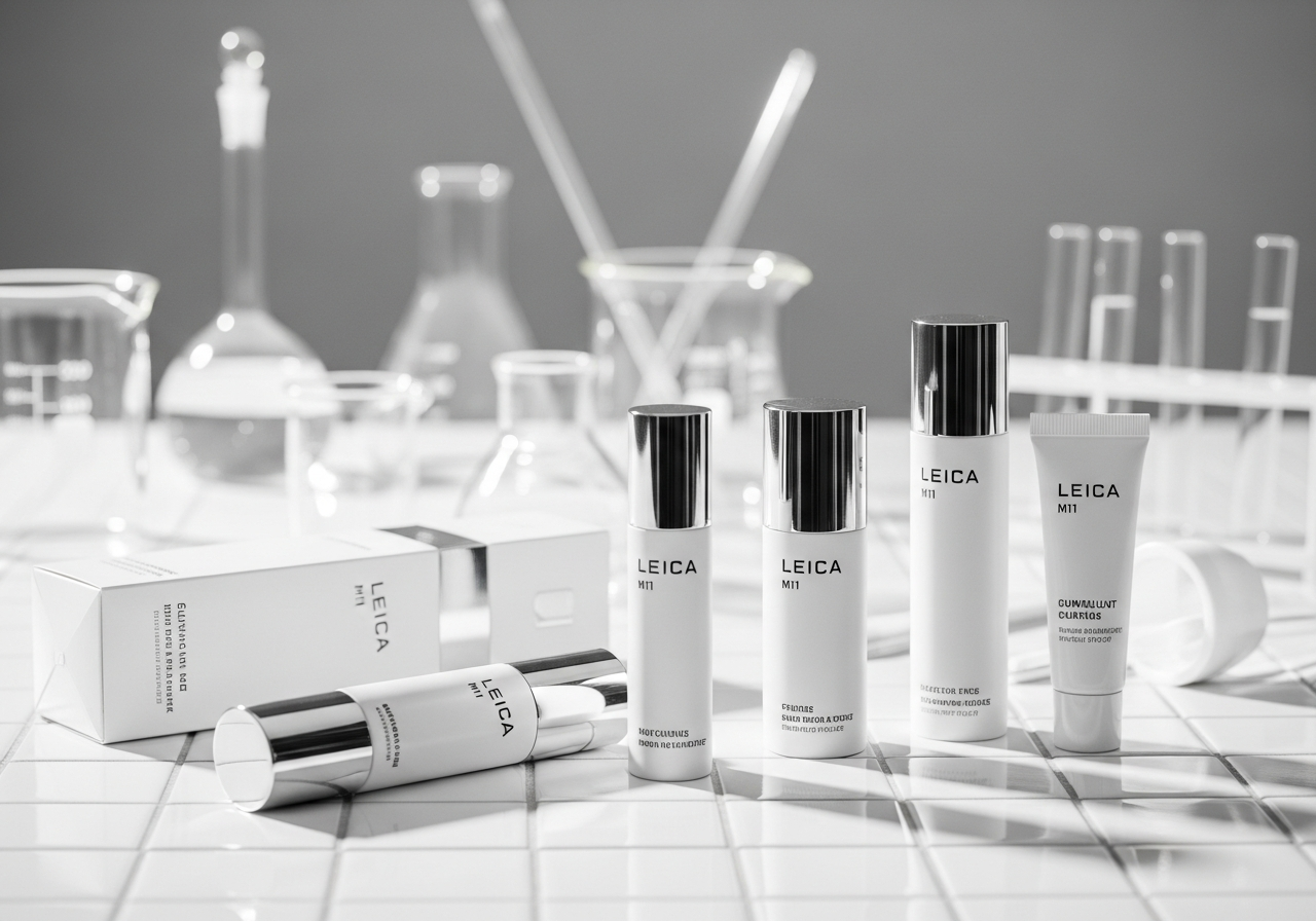 LABORATORYの製品が置かれたクリーンな空間