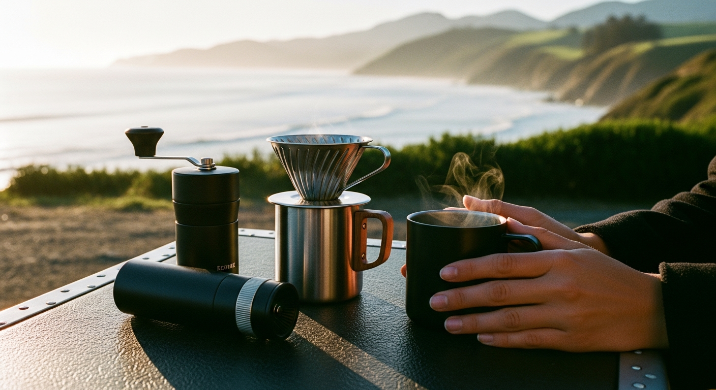 愛車と巡る、至福のコーヒータイム。