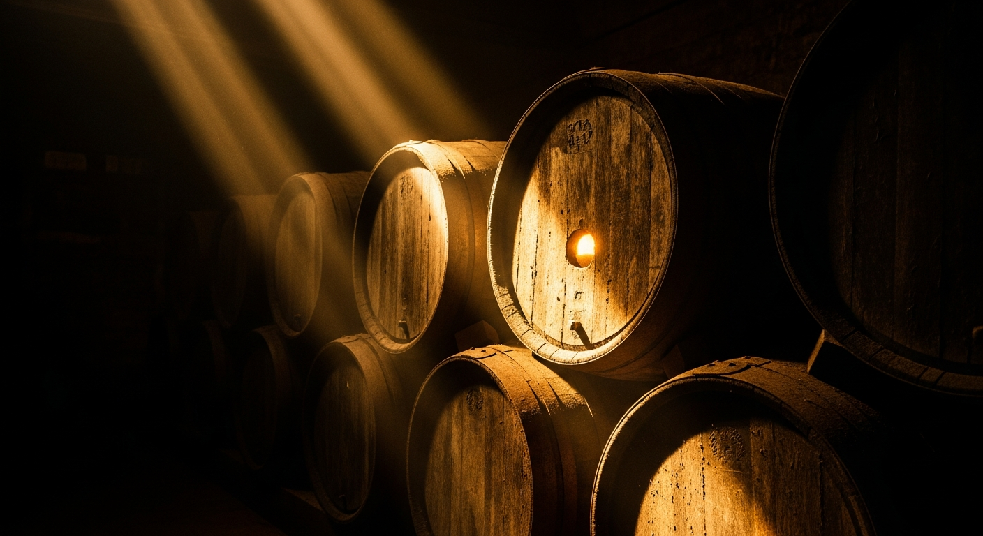 樽が語る、歳月と知恵の琥珀哲学。