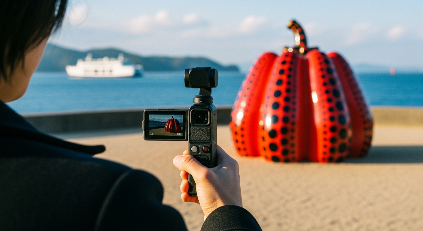 旅の記憶が、映画のワンシーンに変わる。